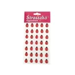 Ragasztható strassz katica 11x15 mm-es