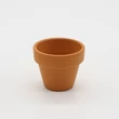 Natúr agyag virágcserép 4,5 cm m: 4 cm