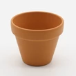 Natúr agyag virágcserép 8 cm m: 7 cm