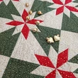 Karácsonyi csillag patchwork terítő &quot;Tradícionális&quot;