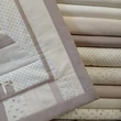 Patchwork adventi naptár csíkos fenyő egységcsomag "Skandináv"