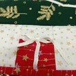 Patchwork adventi naptár csíkos fenyő egységcsomag "Tradicionális"