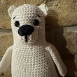 Kép 4/5 - Skandi a jegesmedve amigurumi minta leírással és csekklistával