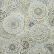 Vastagabb vászon sűrű okker-drapp mandala