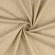 Pamutvászon drapp alapon fehér geometrikus minta