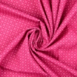 Pamutvászon apró geometrikus virágok pink