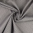Pamutvászon dohánylevelek sötétszürke alapon halvány szürke