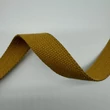Heveder 3 cm-es pamut – okker