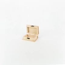 Fa doboz könyv formájú 10,5×7×4,5 cm 
