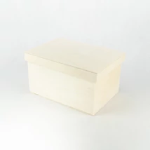 Fa doboz tetővel  22,9×15,8×12,6 cm 
