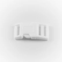 Műanyag csat 1,5 cm-es fehér