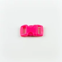 Műanyag csat 1 cm-es pink