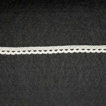 Pamut csipke  10 mm bézs
