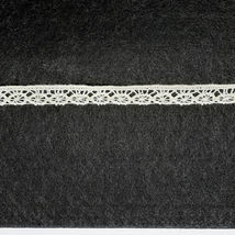 Pamut csipke  12 mm bézs