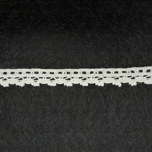 Pamut csipke  15 mm bézs