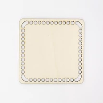 Fa horgolható alap négyzet 16×16 cm