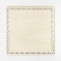 Fa horgolható alap négyzet 20×20 cm