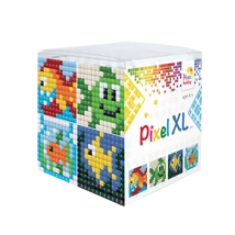 Pixel XL kocka halak 4 db 6x6 cm kép (4 alaplap+12 XL szín)