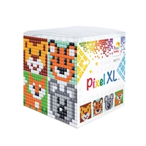 Pixel XL kocka vadállatok 4 db 6x6 cm kép (4 alaplap+12 XL szín)