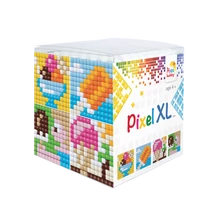 Pixel XL kocka fagyi 4 db 6x6 cm kép (4 alaplap+12 XL szín)
