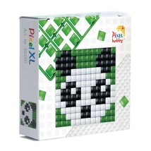 Mini Pixel XL szett panda 6x6 cm (1 alaplap+3 XL szín)