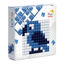 Mini Pixel XL szett papagáj 6x6 cm (1 alaplap+3 XL szín)
