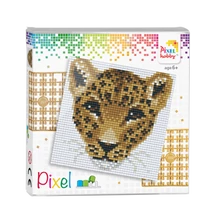 Pixel szett 4 alaplapos leopárd 12x12 cm (4 alaplap+20 szín)
