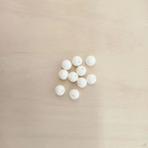 Préselt papírgolyó fehér 11 mm 10 db