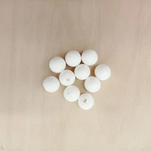 Préselt papírgolyó fehér 18 mm 10 db