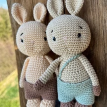 Horgolt Nyuszi Gatyóval Egységcsomag 