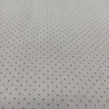 Pamutvászon sötétszürke alapon sötét apró pöttyös