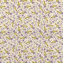 Pamutvászon apró levendula csokrok