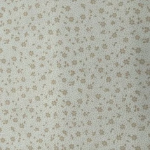 Pamutvászon  krém alapon aprócska bézs virágok, pöttyök