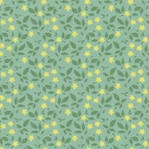 Pamutvászon - Tilda Sunday Brunch – Tipsy Teal 55x55 cm