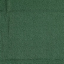 Pamutvászon zöld alapon világoszöld apró virágok