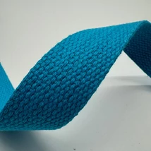 Heveder 3 cm-es pamut - türkiz