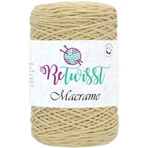 Makraméfonal vajszín