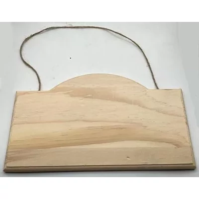 Fa tábla akasztóval 25cm x 15cm