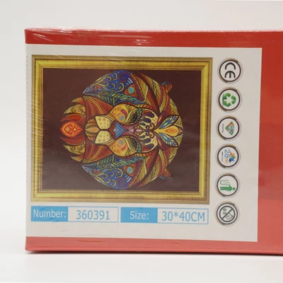 Gyémántfestő készlet 30x40 cm – Oroszlán