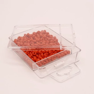 Kásagyöngy damillal telt 4 mm 30 g piros