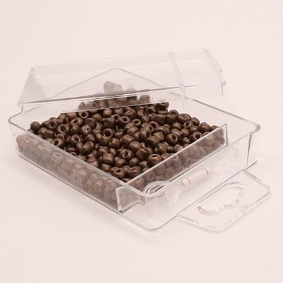 Kásagyöngy damillal gyöngyház 4 mm 30 g bronz