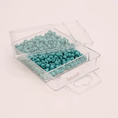 Kásagyöngy damillal telt 4 mm 30 g türkizkék