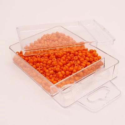 Kásagyöngy damillal 2 mm 30 g telt narancssárga