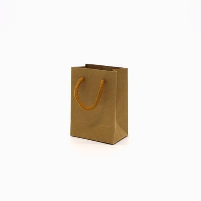Paírtáska natúr papír díszíthető 8×11×5 cm