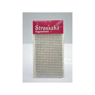 Ragasztható strassz 4 mm-es víztiszta