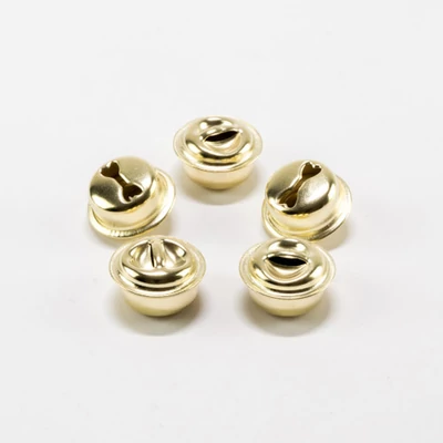 Csengettyű füles 15,5 mm fényes arany 5 db