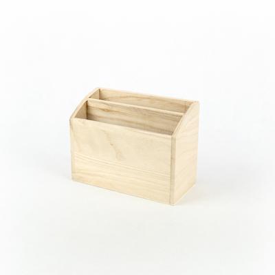 Fa tárolódoboz két fakkos 17×8×13 cm 
