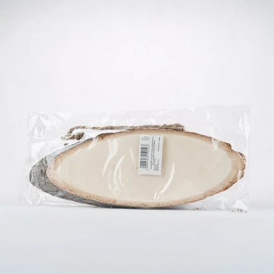 Fa szelet akasztóval ovális 29 cm széles 