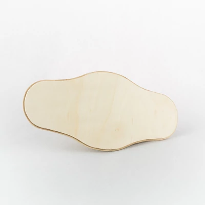 Fa tábla fekvő íves 25×12 cm 
