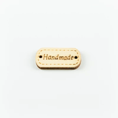 Hand made címke fa 2,5×1 cm